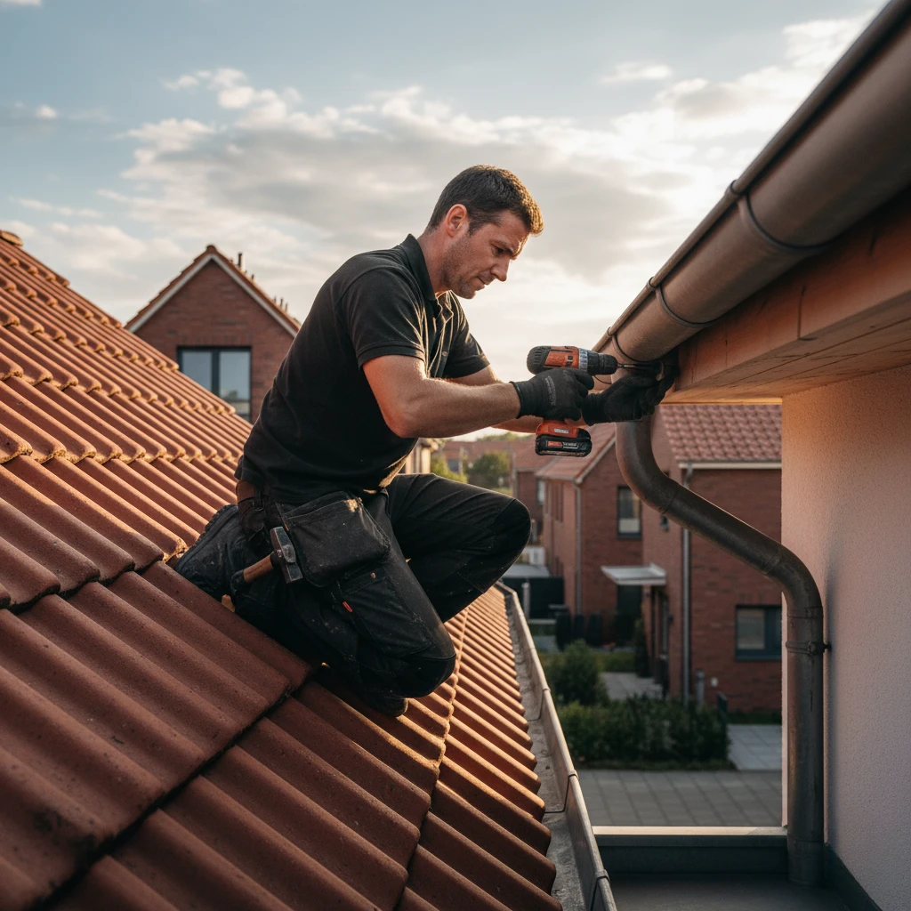 Dachrinnen und Fallrohre in Hamburg – Montage und Reparatur durch Dachdeckerei L&L