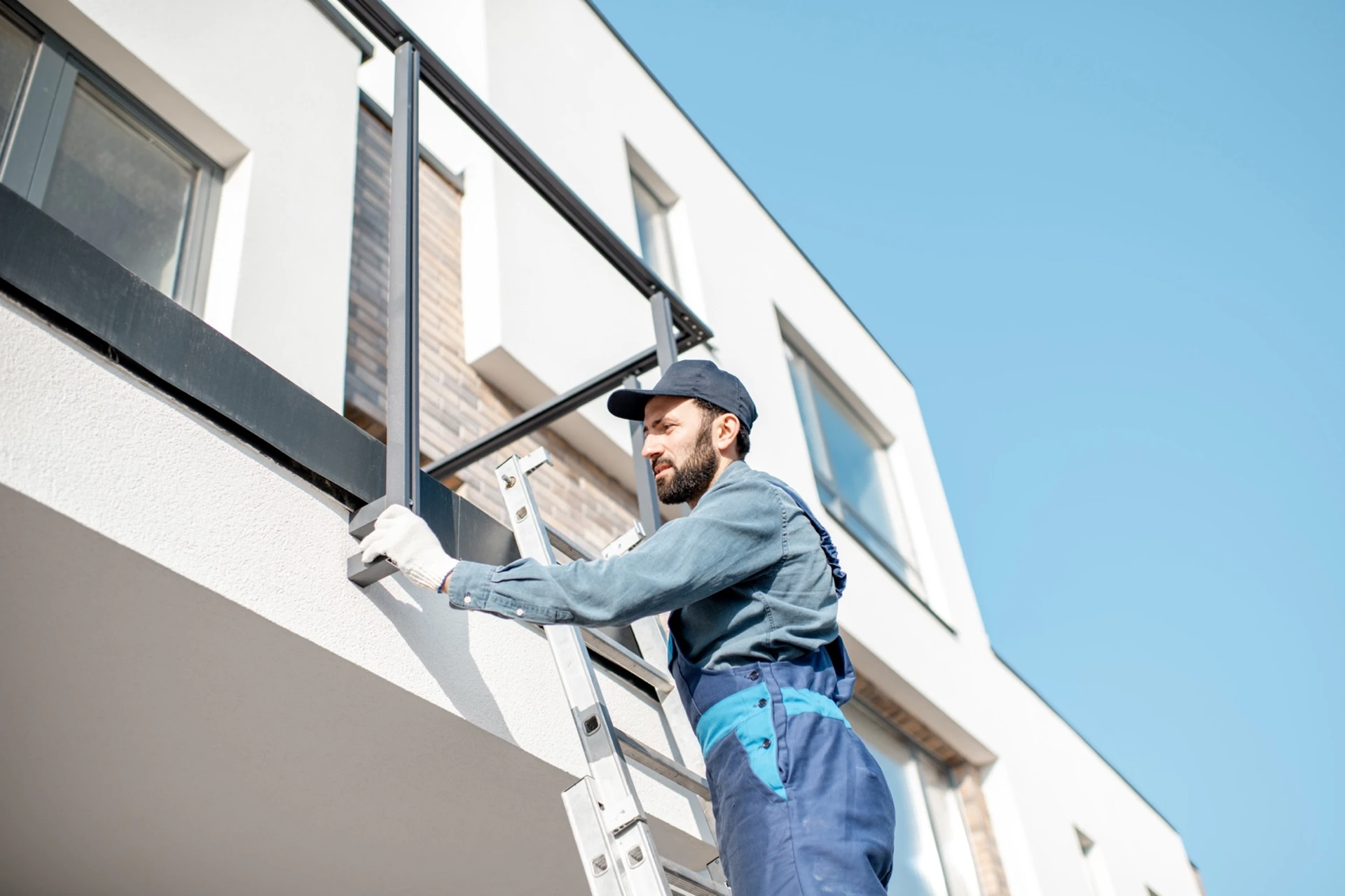 Balkon- und Terrassenabdichtung an einem Gebäude